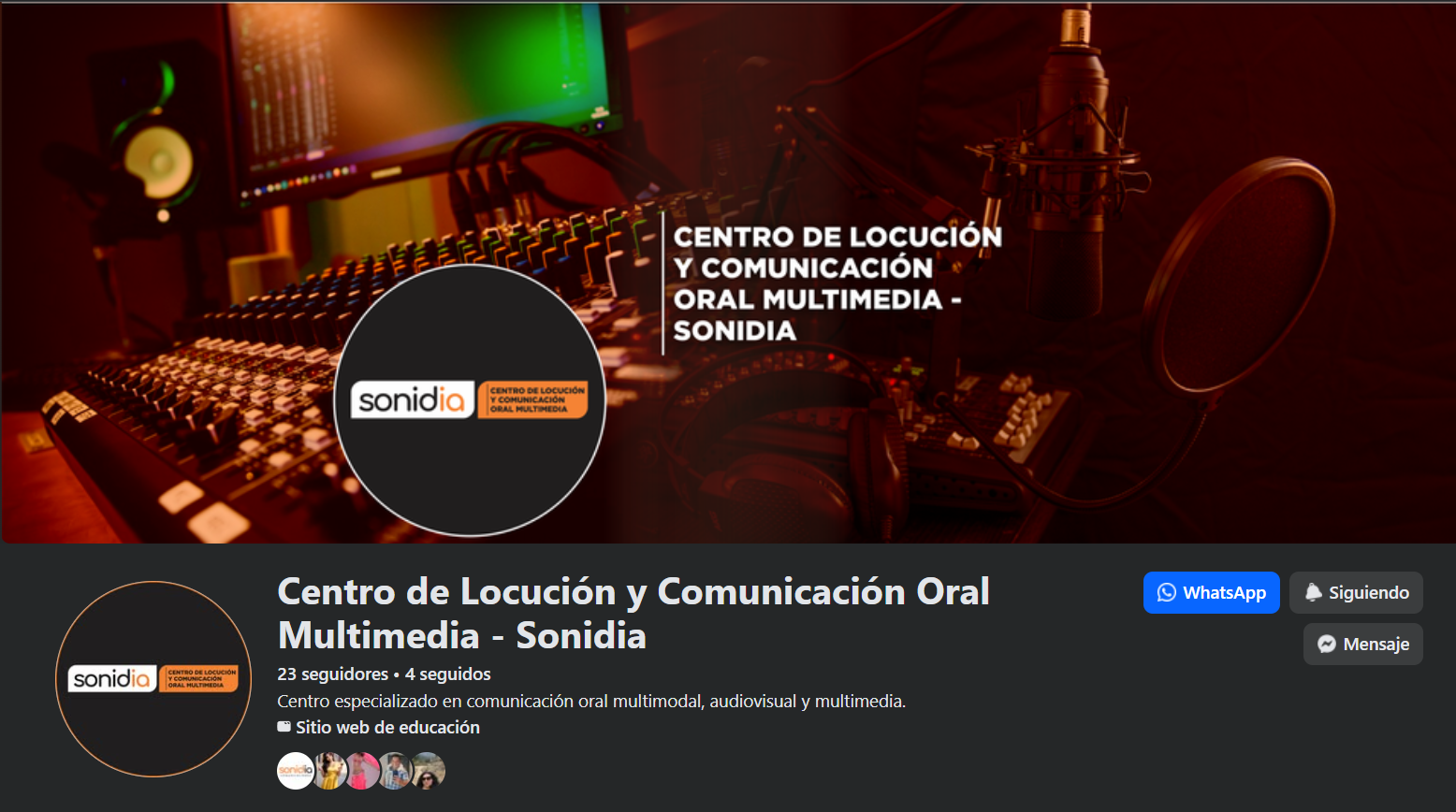 SONIDIA CENTRO DE LOCUCION